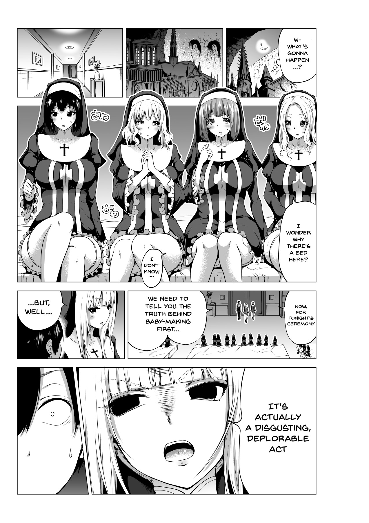 Hentai Manga Comic-An Other World Harem Paradise Extra Edition ~Country Of The Abstinent Sisters~-Read-10